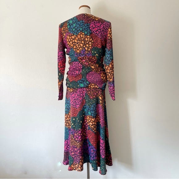 Anthropologie Farm Rio Hearts Midi dress NWOT full sleeve size Medium - Picture 6 of 10